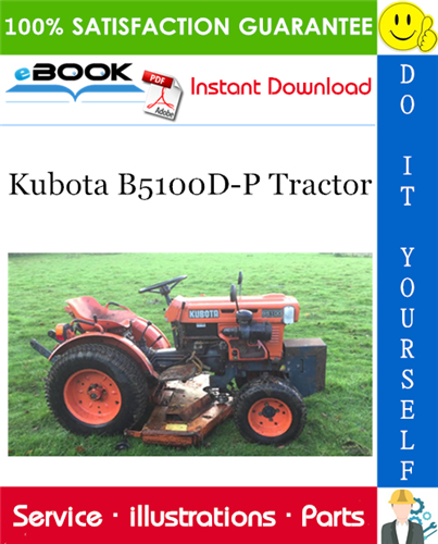 Kubota B5100D-P Tractor Parts Manual