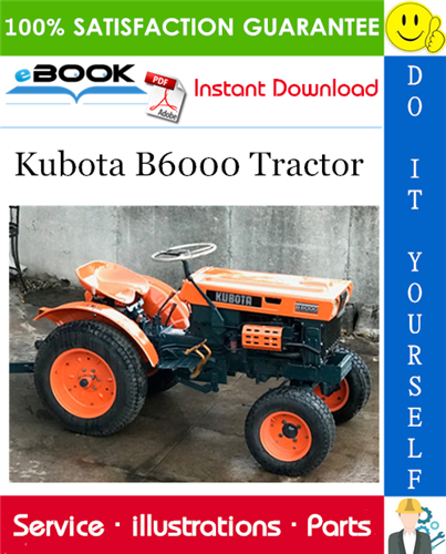 Kubota B6000 Tractor Parts Manual