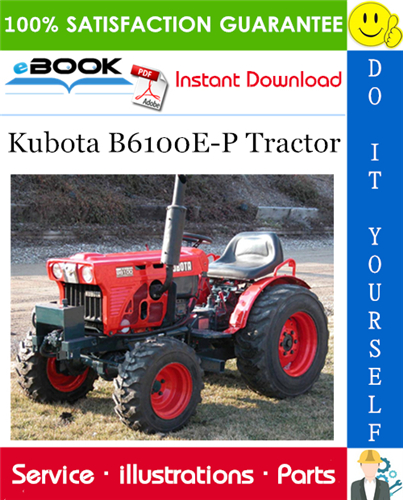 Kubota B6100E-P Tractor Parts Manual