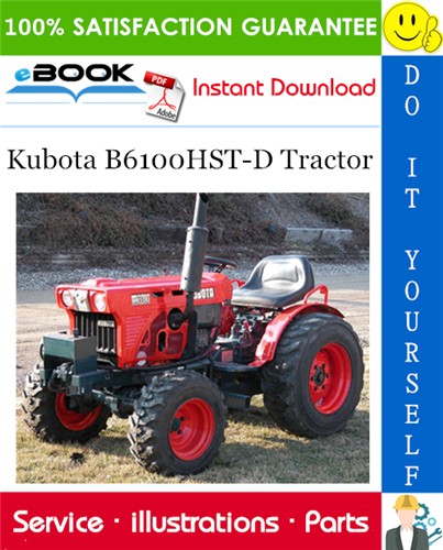Kubota B6100HST-D Tractor Parts Manual
