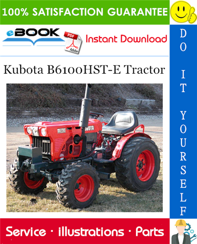 Kubota B6100HST-E Tractor Parts Manual