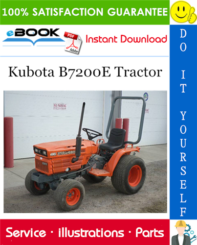 Kubota B7200E Tractor Parts Manual