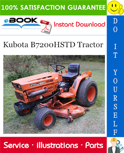 Kubota B7200HSTD Tractor Parts Manual