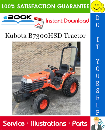 Kubota B7300HSD Tractor Parts Manual