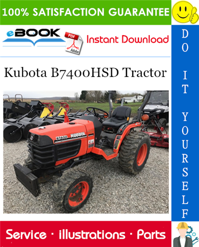 Kubota B7400HSD Tractor Parts Manual