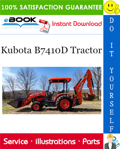 Kubota B7410D Tractor Parts Manual