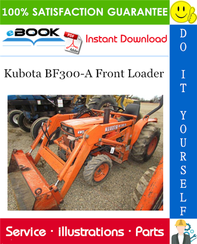 Kubota BF300-A Front Loader Parts Manual