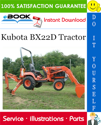Kubota BX22D Tractor Parts Manual