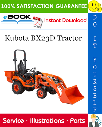 Kubota BX23D Tractor Parts Manual
