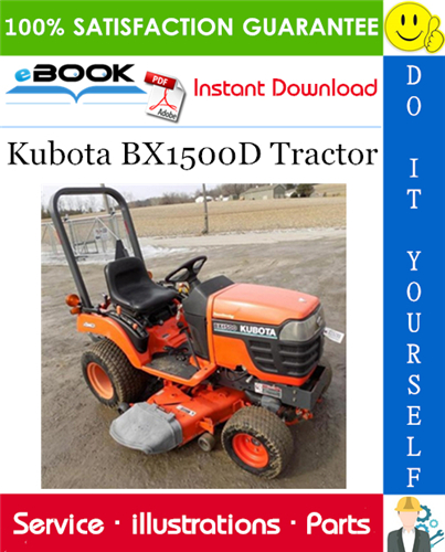 Kubota BX1500D Tractor Parts Manual