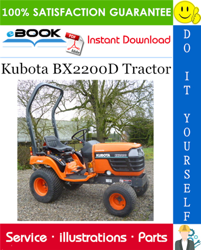 Kubota BX2200D Tractor Parts Manual