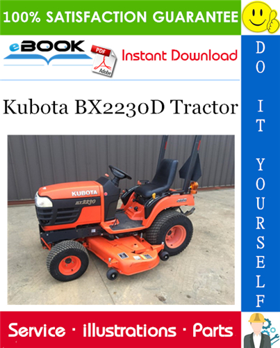 Kubota BX2230D Tractor Parts Manual