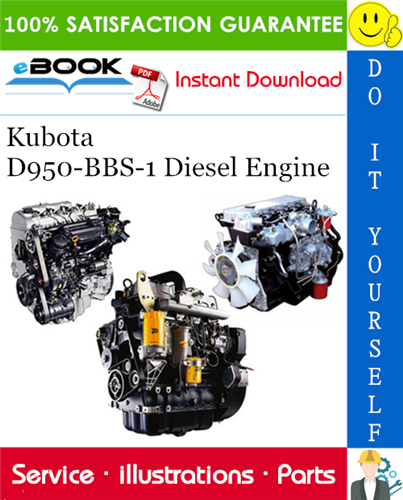 Kubota D950-BBS-1 Diesel Engine Parts Manual