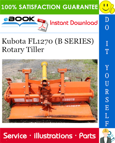 Kubota FL1270 (B SERIES) Rotary Tiller Parts Manual