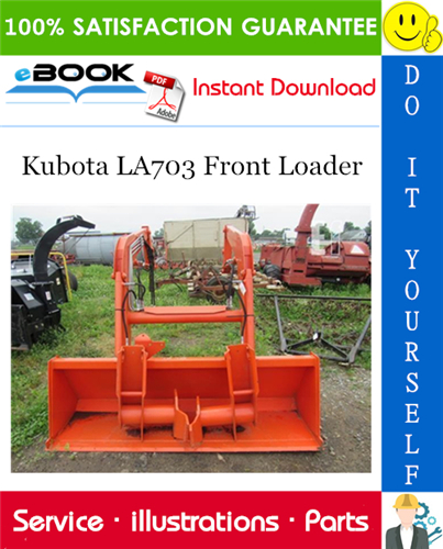Kubota LA703 Front Loader Parts Manual