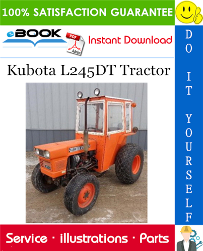 Kubota L245DT Tractor Parts Manual