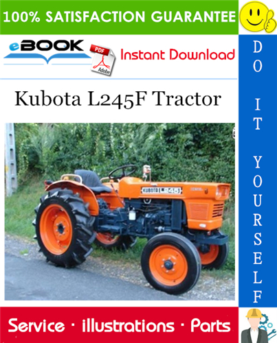 Kubota L245F Tractor Parts Manual