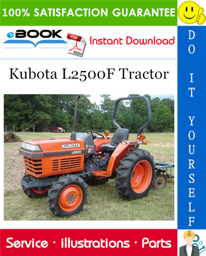 Kubota L2500F Tractor Parts Manual