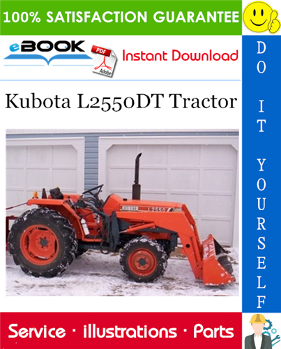 Kubota L2550DT Tractor Parts Manual