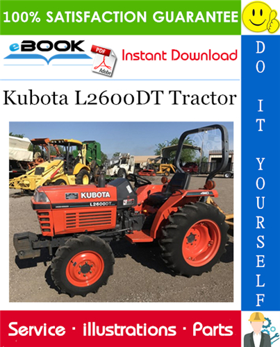 Kubota L2600DT Tractor Parts Manual
