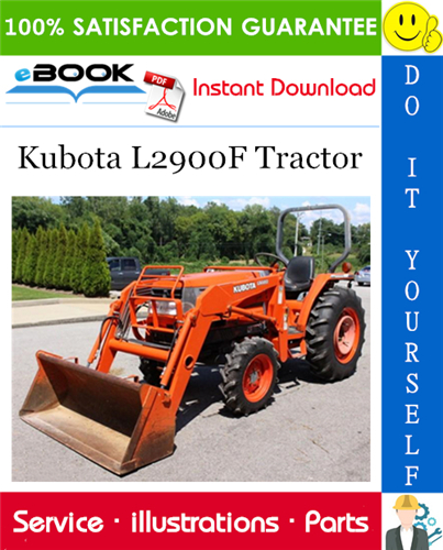 Kubota L2900F Tractor Parts Manual
