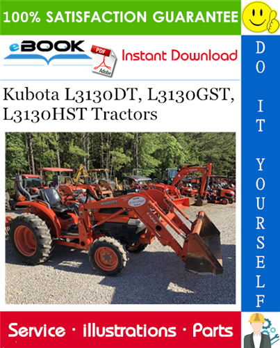 Kubota L3130DT, L3130GST, L3130HST Tractors Parts Manual