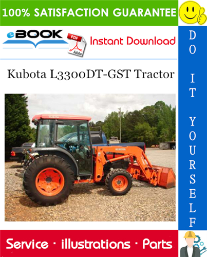 Kubota L3300DT-GST Tractor Parts Manual