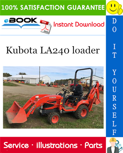 Kubota LA240 loader Parts Manual