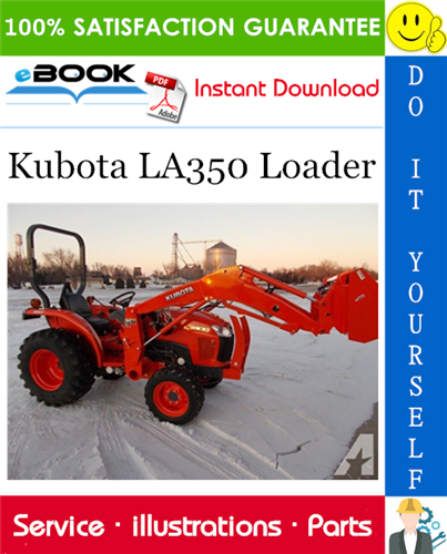 Kubota LA350 Loader Parts Manual