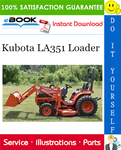 Kubota LA351 Loader Parts Manual