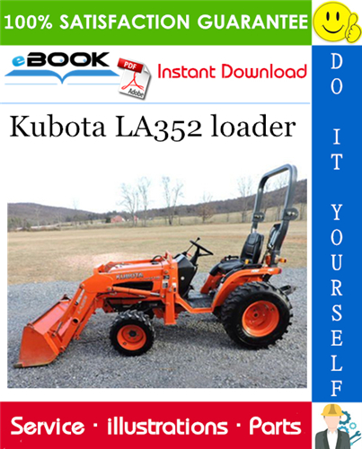 Kubota LA352 loader Parts Manual