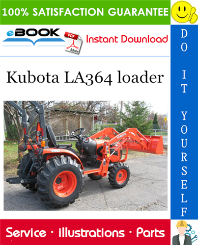 Kubota LA364 loader Parts Manual