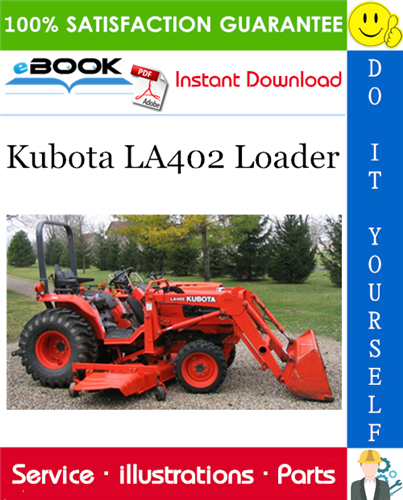 Kubota LA402 Loader Parts Manual