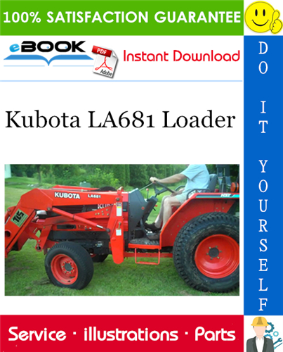 Kubota LA681 Loader Parts Manual