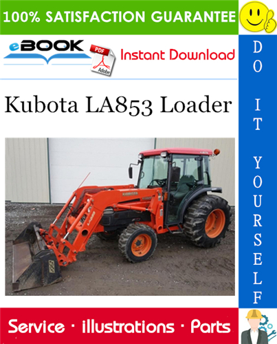 Kubota LA853 Loader Parts Manual