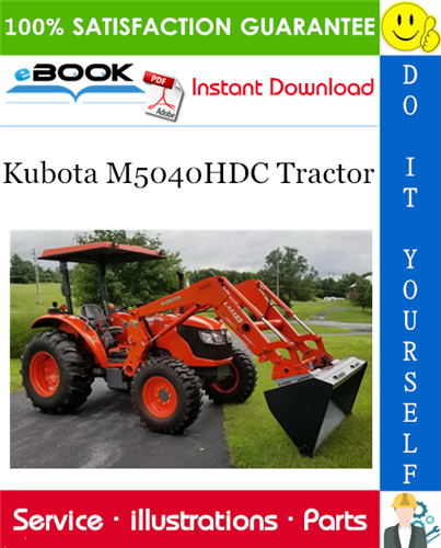 Kubota M5040HDC Tractor Parts Manual