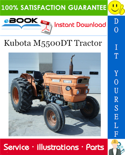 Kubota M5500DT Tractor Parts Manual