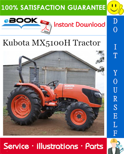 Kubota MX5100H Tractor Parts Manual