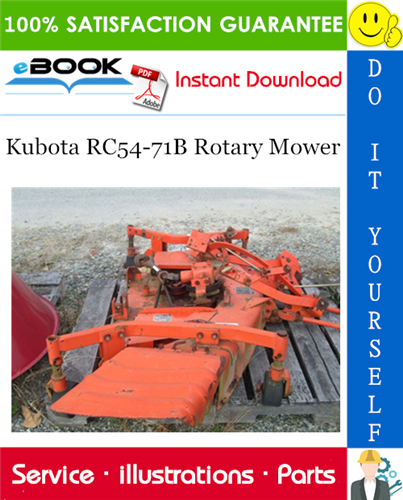 Kubota RC54-71B Rotary Mower Parts Manual