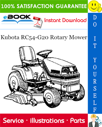 Kubota RC54-G20 Rotary Mower Parts Manual
