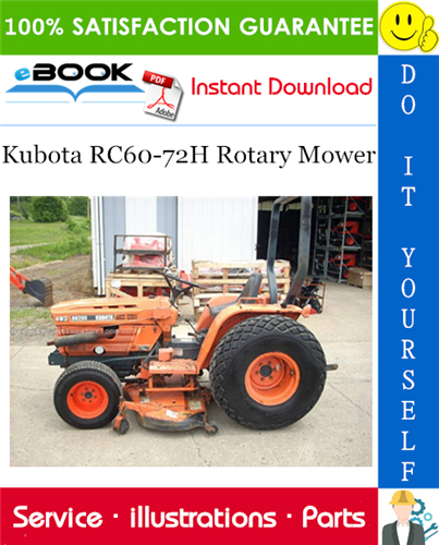 Kubota RC60-72H Rotary Mower Parts Manual