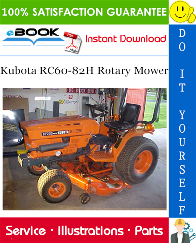 Kubota RC60-82H Rotary Mower Parts Manual