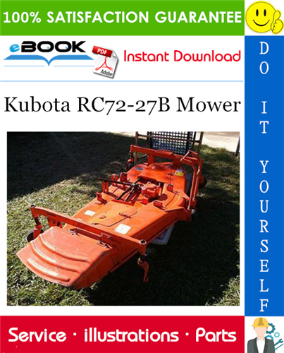 Kubota RC72-27B Mower Parts Manual