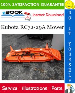 Kubota RC72-29A Mower Parts Manual