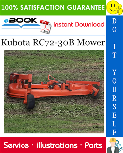 Kubota RC72-30B Mower Parts Manual