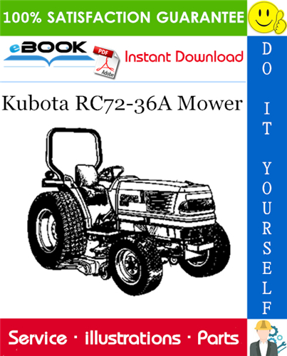Kubota RC72-36A Mower Parts Manual