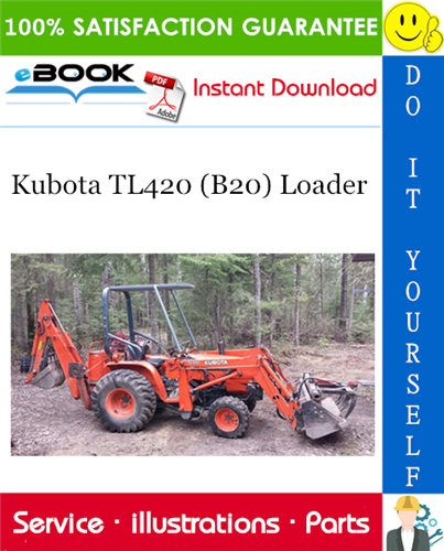Kubota TL420 (B20) Loader Parts Manual