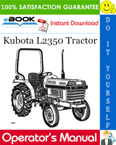 Kubota L2350 Tractor Operator's Manual