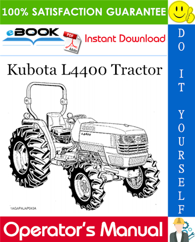 Kubota L4400 Tractor Operator's Manual