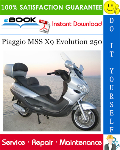 Piaggio MSS X9 Evolution 250 Service Repair Manual